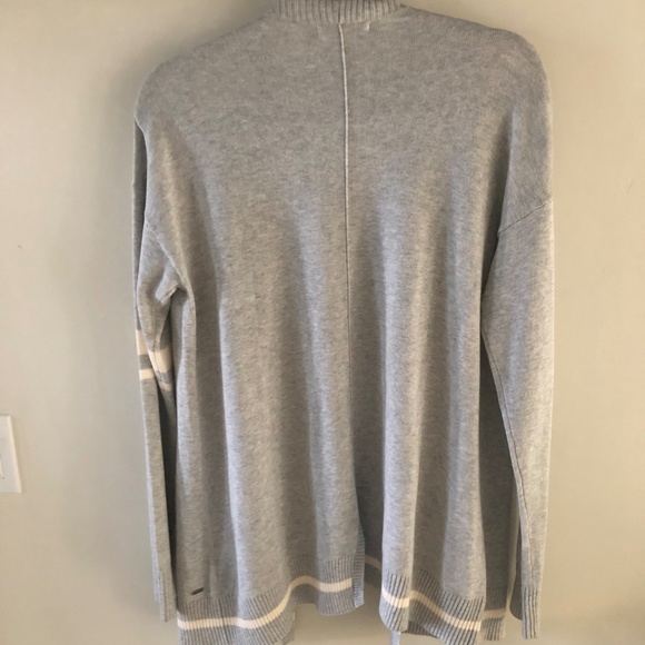 Volcom Varsity Stripe Cardigan Sweater Womens Sz M - Picture 3 of 6